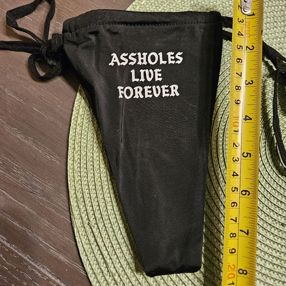 💥2/$20💥 NWT Assholes Live Forever Bikini Cherry 🍒 - Picture 10 of 12